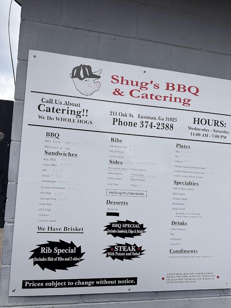 Shug's BBQ & Catering Reg. Bbq